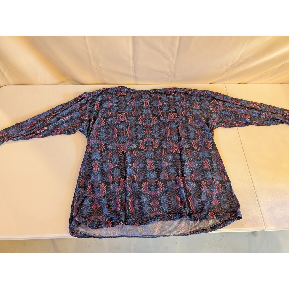 Retreat by Rhonda Shear Women's Multicolor Drawstring Top Size 2X -‎ New - Picture 2 of 4
